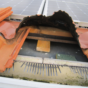Réparation de toitures photovoltaiques